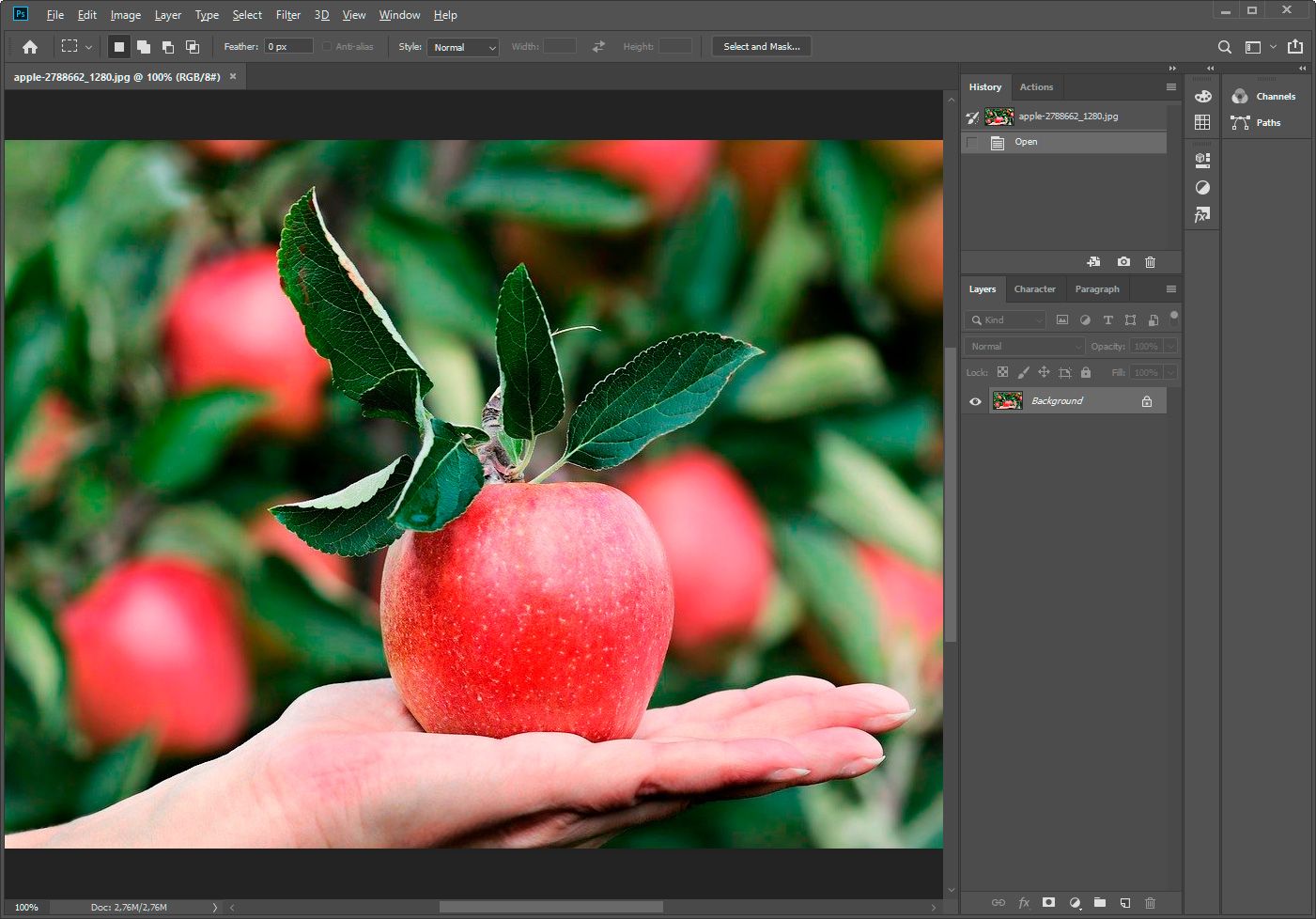 Photoshop ajouter une image..