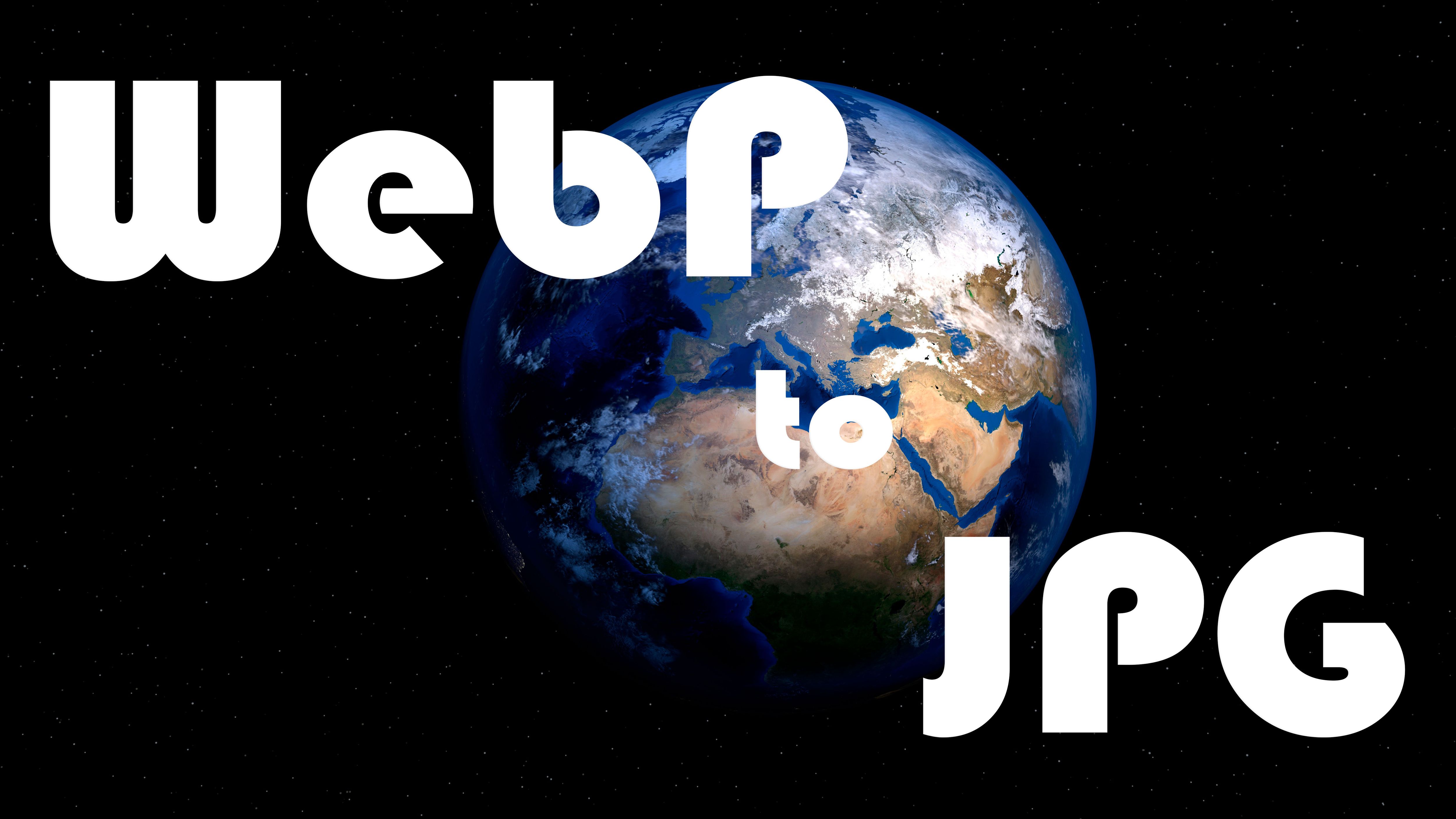 Format WebP en JPG..