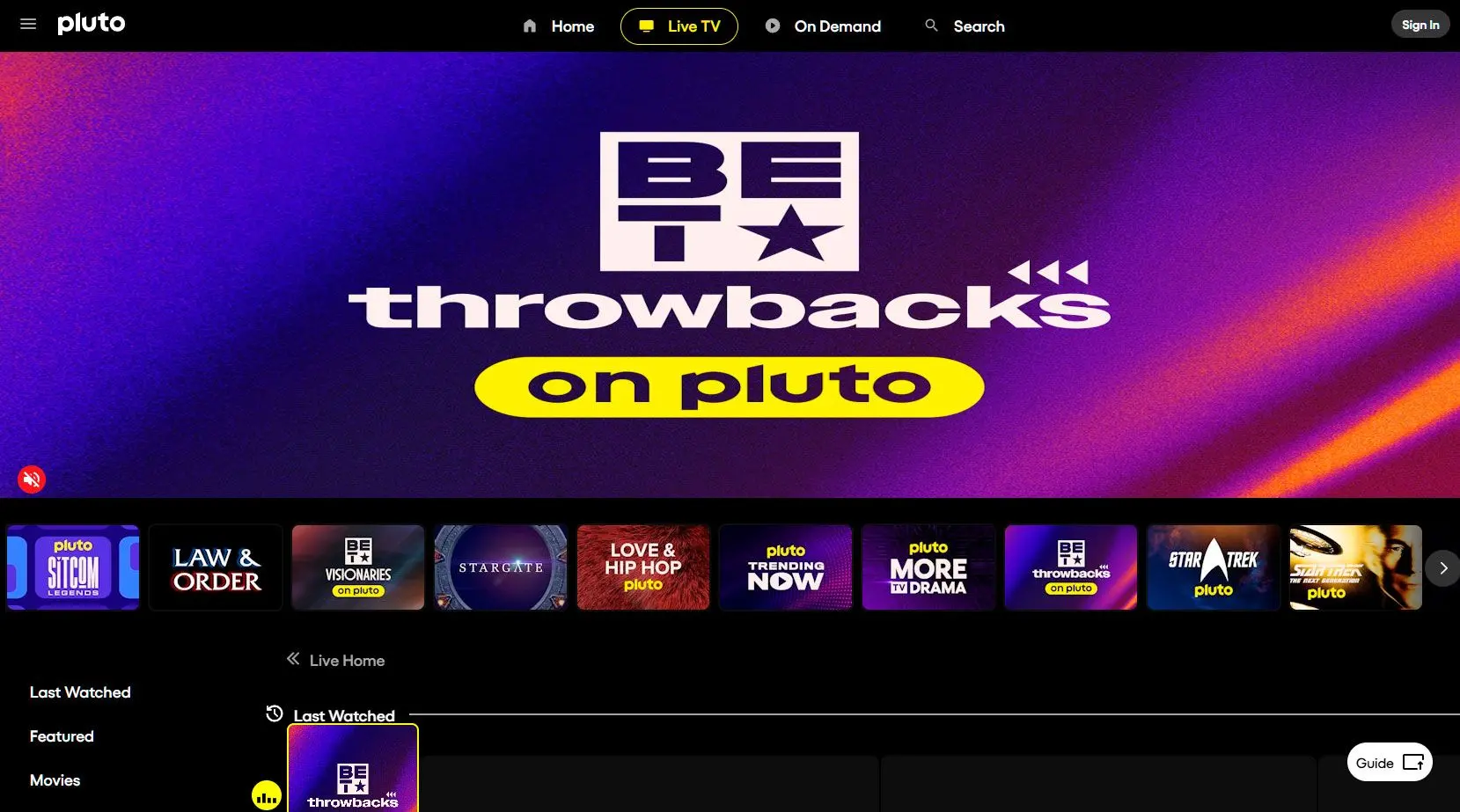 Pluto TV..