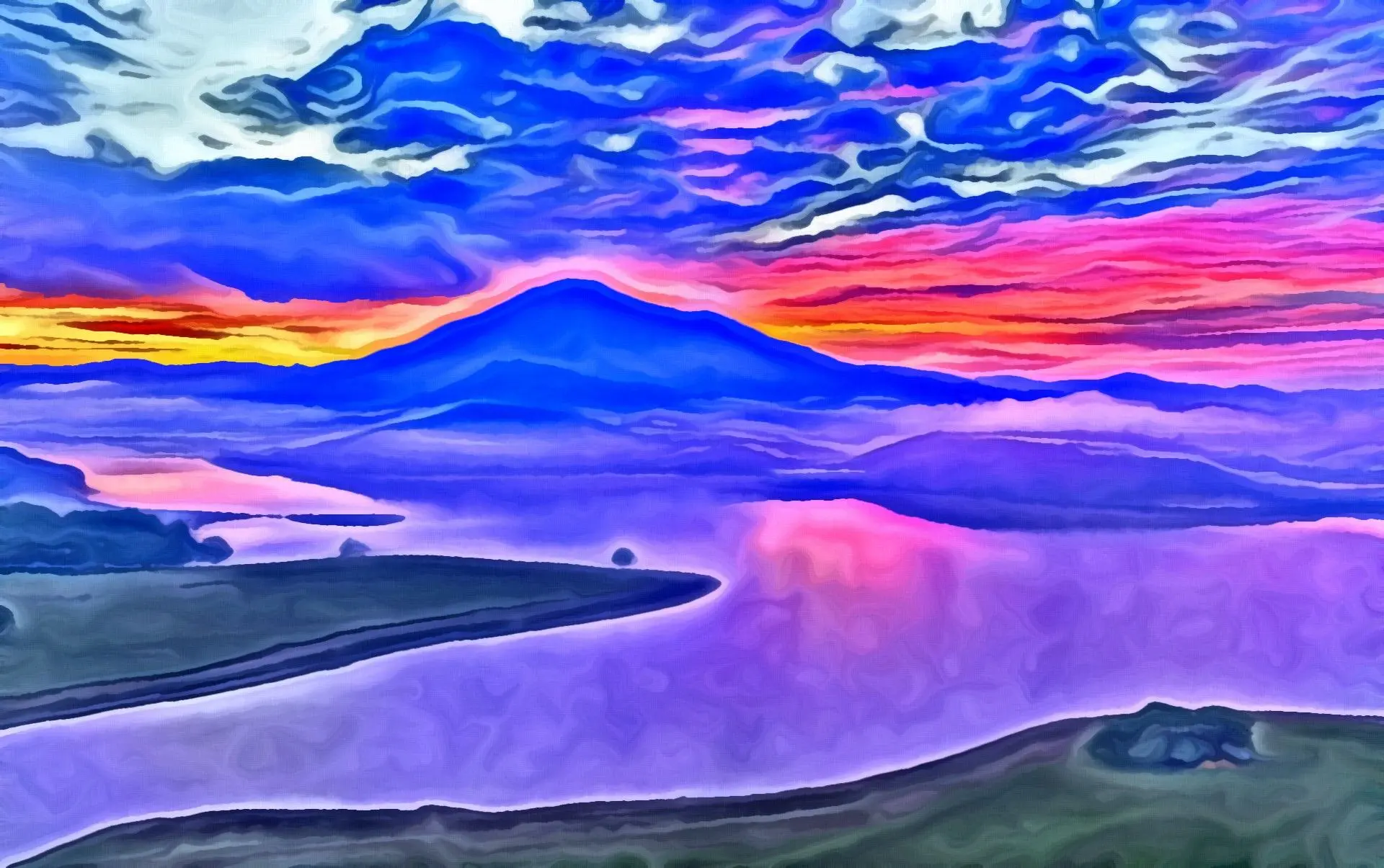 Photo vers aquarelle.