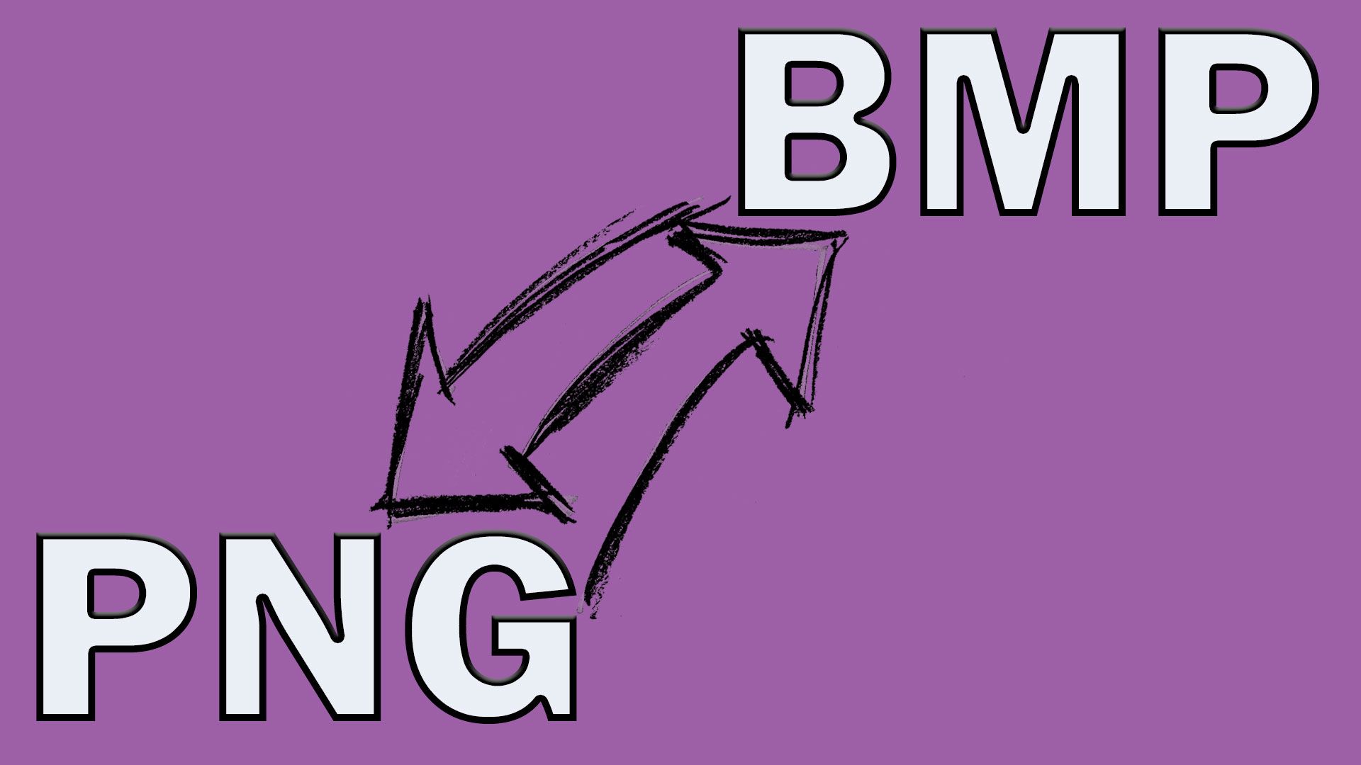 Convertir BMP en PNG et vice versa..