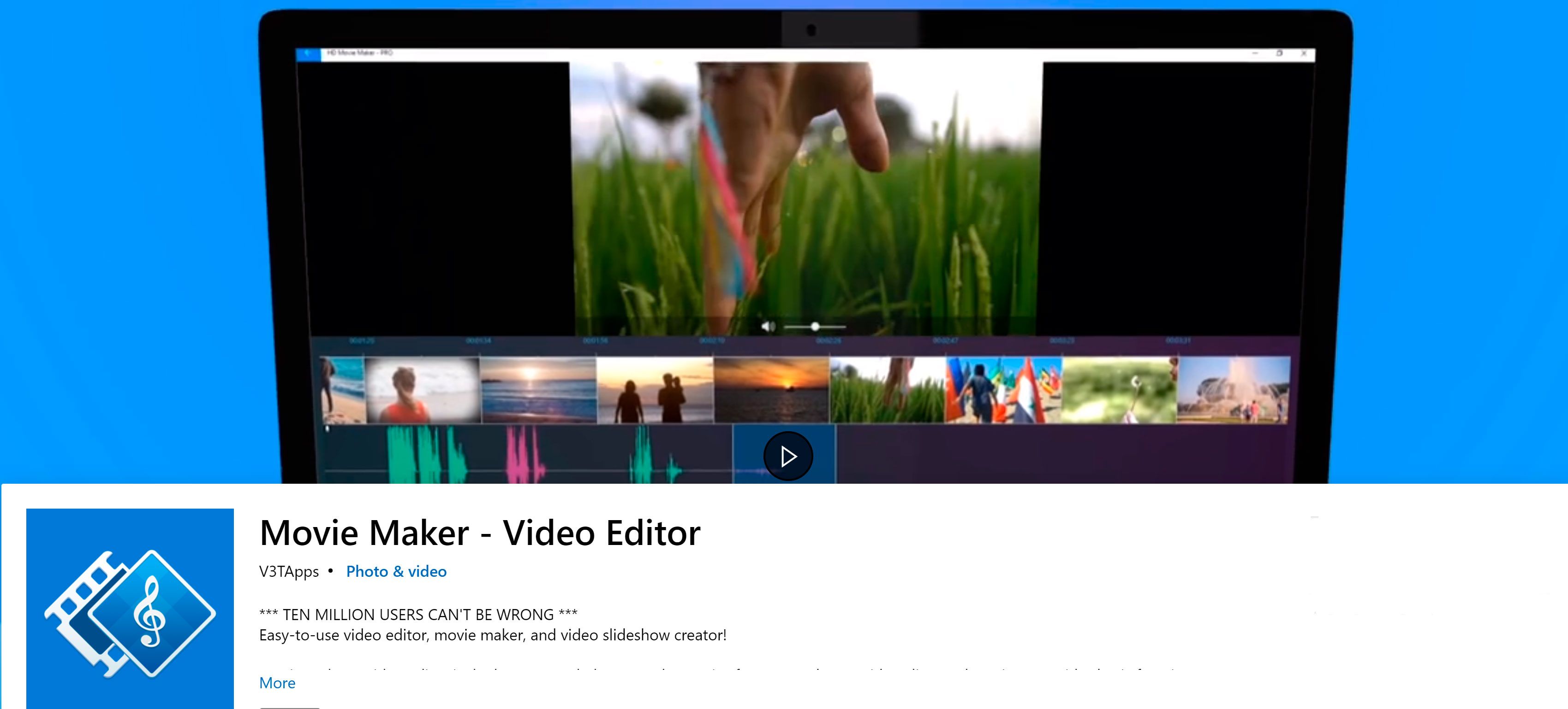 Windows Movie Maker..