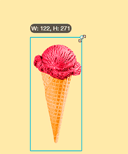 Redimensionner - gif animé. Redimensionner - gif animé.