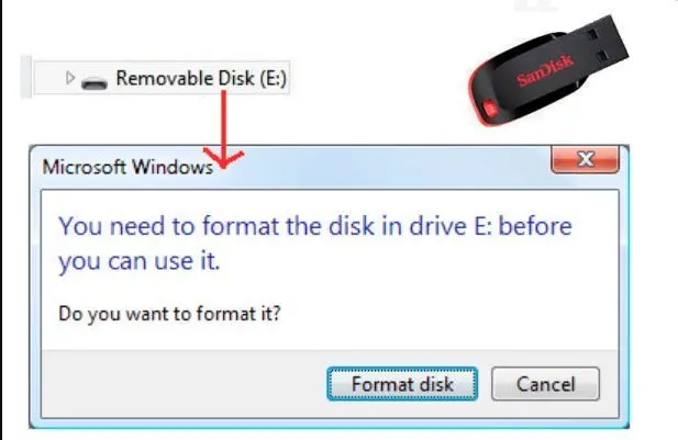 Formater clé USB sandisk..