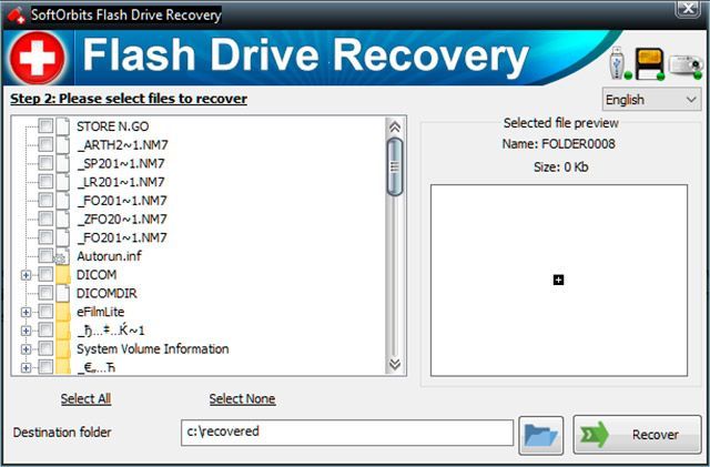 SoftOrbits SoftOrbits Flash Drive Recovery - Captures d