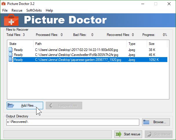 Reparer fichier jpeg endommagé - SoftOrbits Captures d écran. Reparer fichier jpeg endommagé - SoftOrbits Captures d écran.