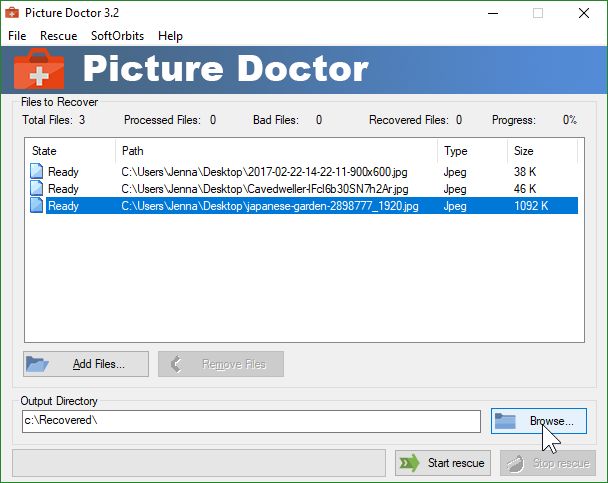 Reparer des photos endommagées - SoftOrbits Captures d écran. Reparer des photos endommagées - SoftOrbits Captures d écran.