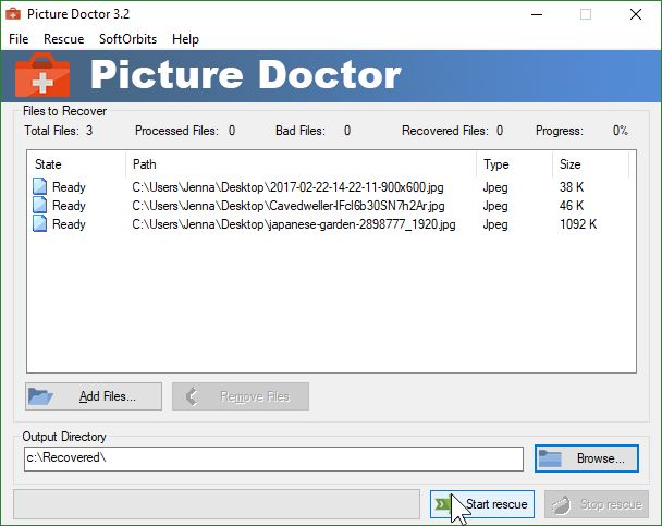 Comment recuperer des photos endommagées - SoftOrbits Captures d écran. Comment recuperer des photos endommagées - SoftOrbits Captures d écran.