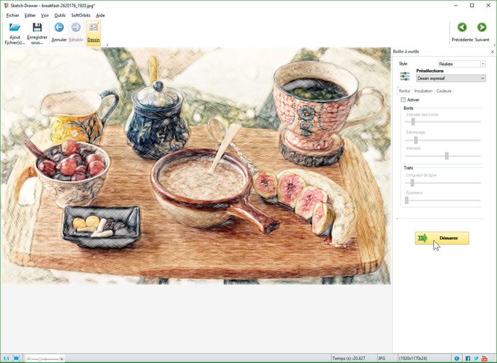 Comment modifier une photo en dessin - SoftOrbits Captures d écran. Comment modifier une photo en dessin - SoftOrbits Captures d écran.