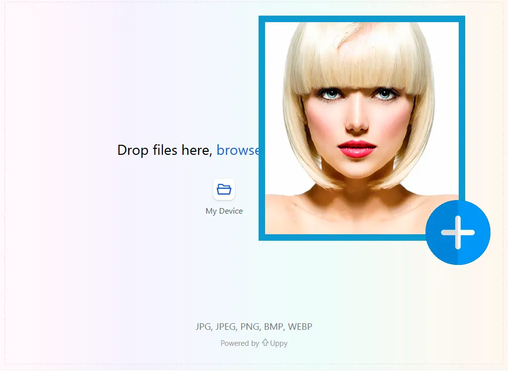 Télécharger 2 photos sources.
