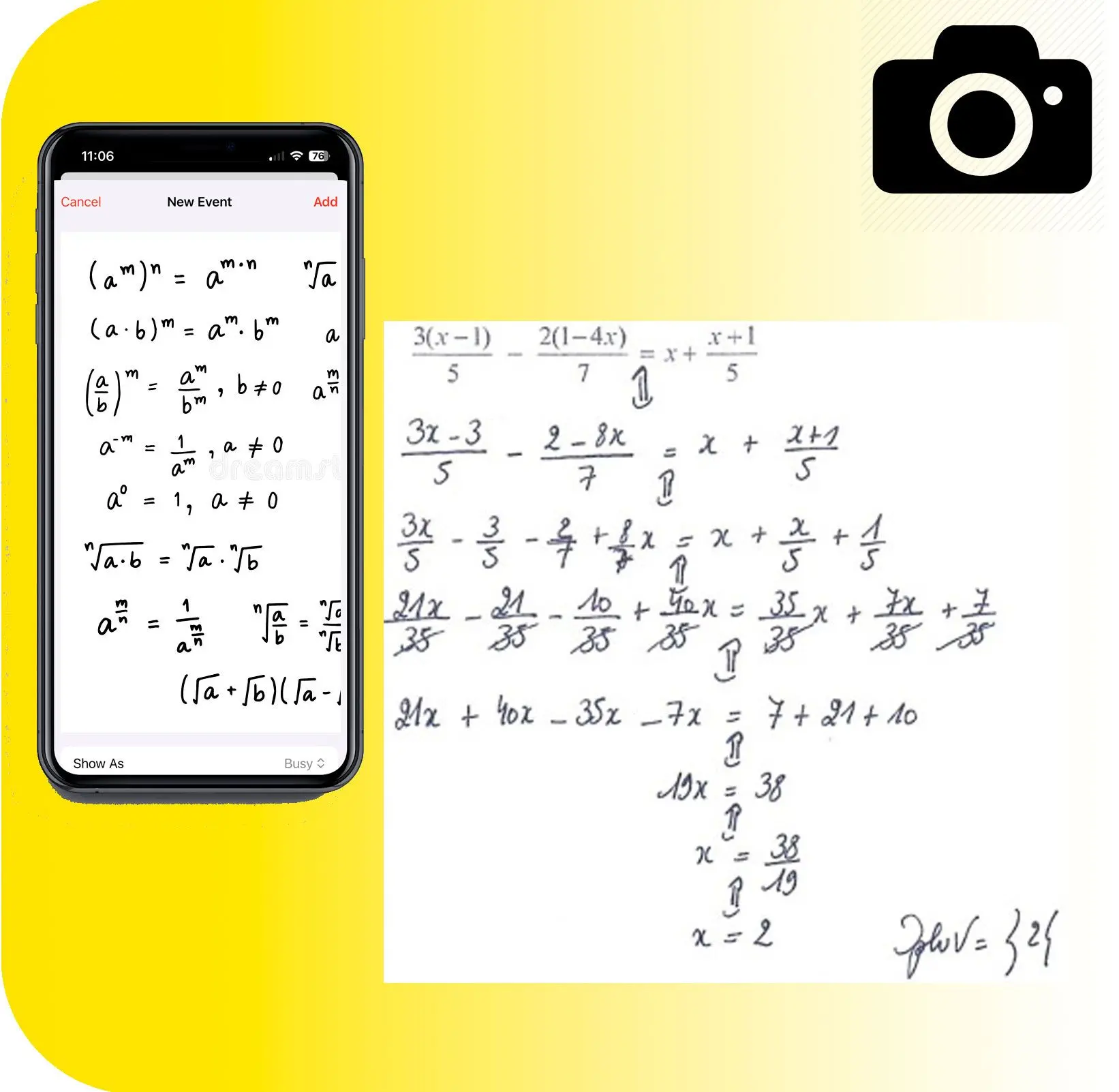 Prenez simplement une photo ou une capture d