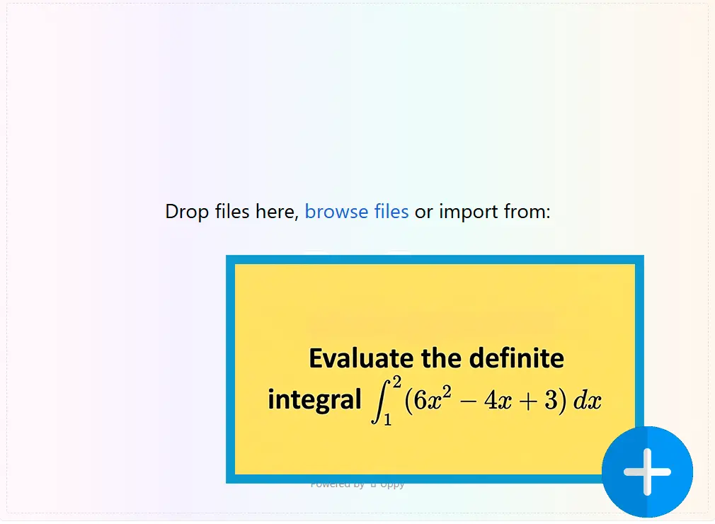Téléchargez une photo du problème.
