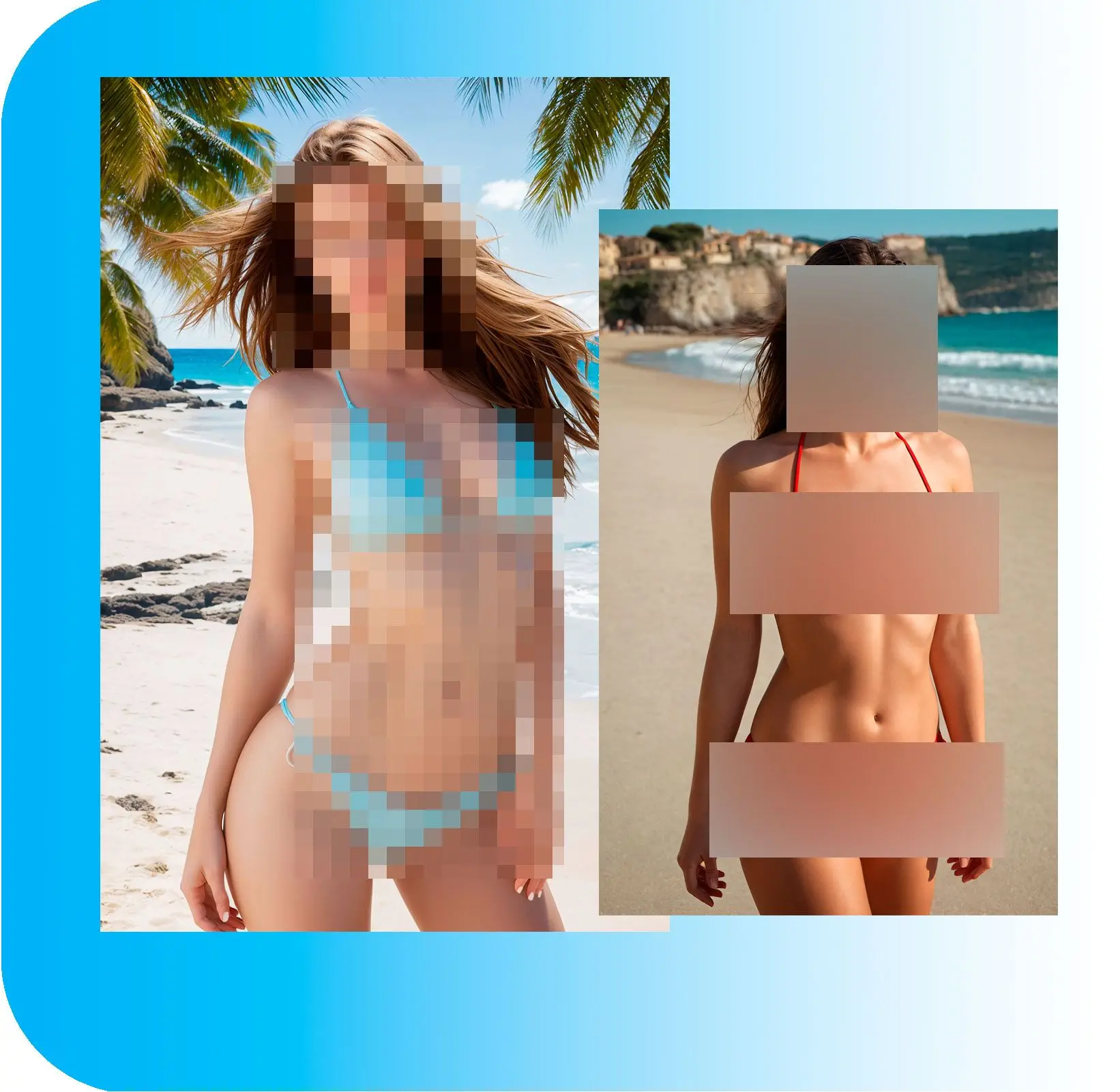 Supprimer le flou et la pixellisation des photos.