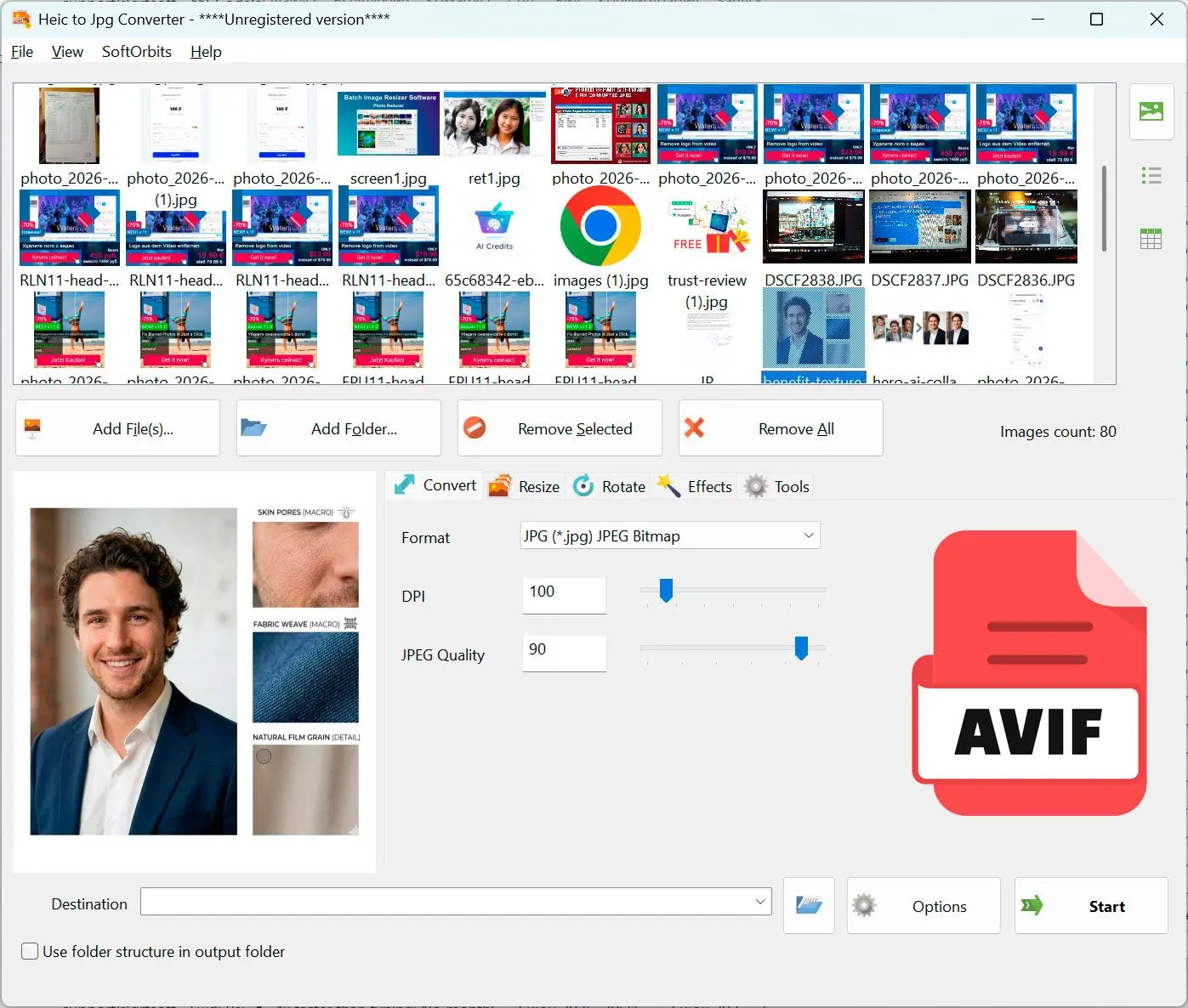 HEIC to JPG Converter Capture d