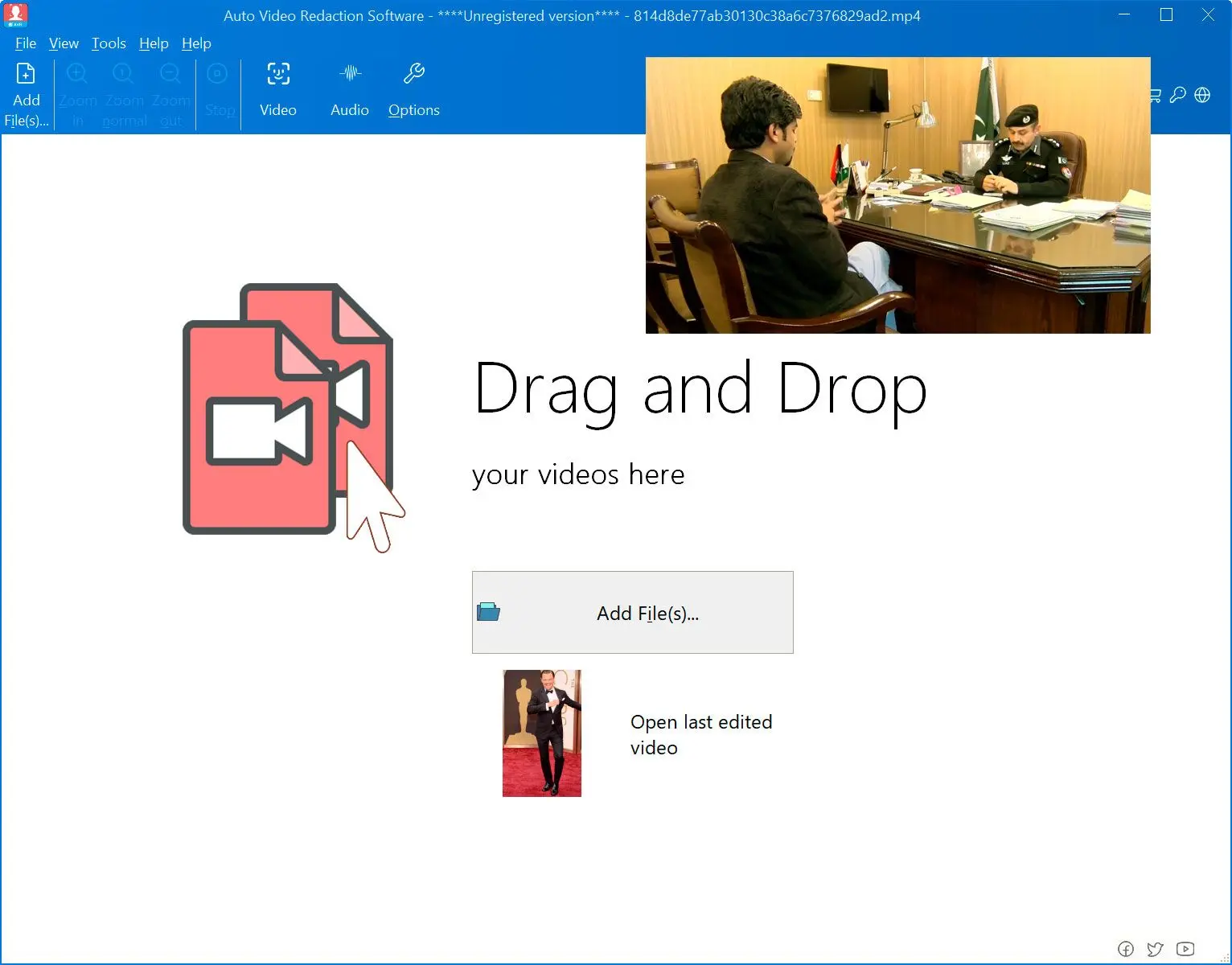 Ajouter votre vidéo.