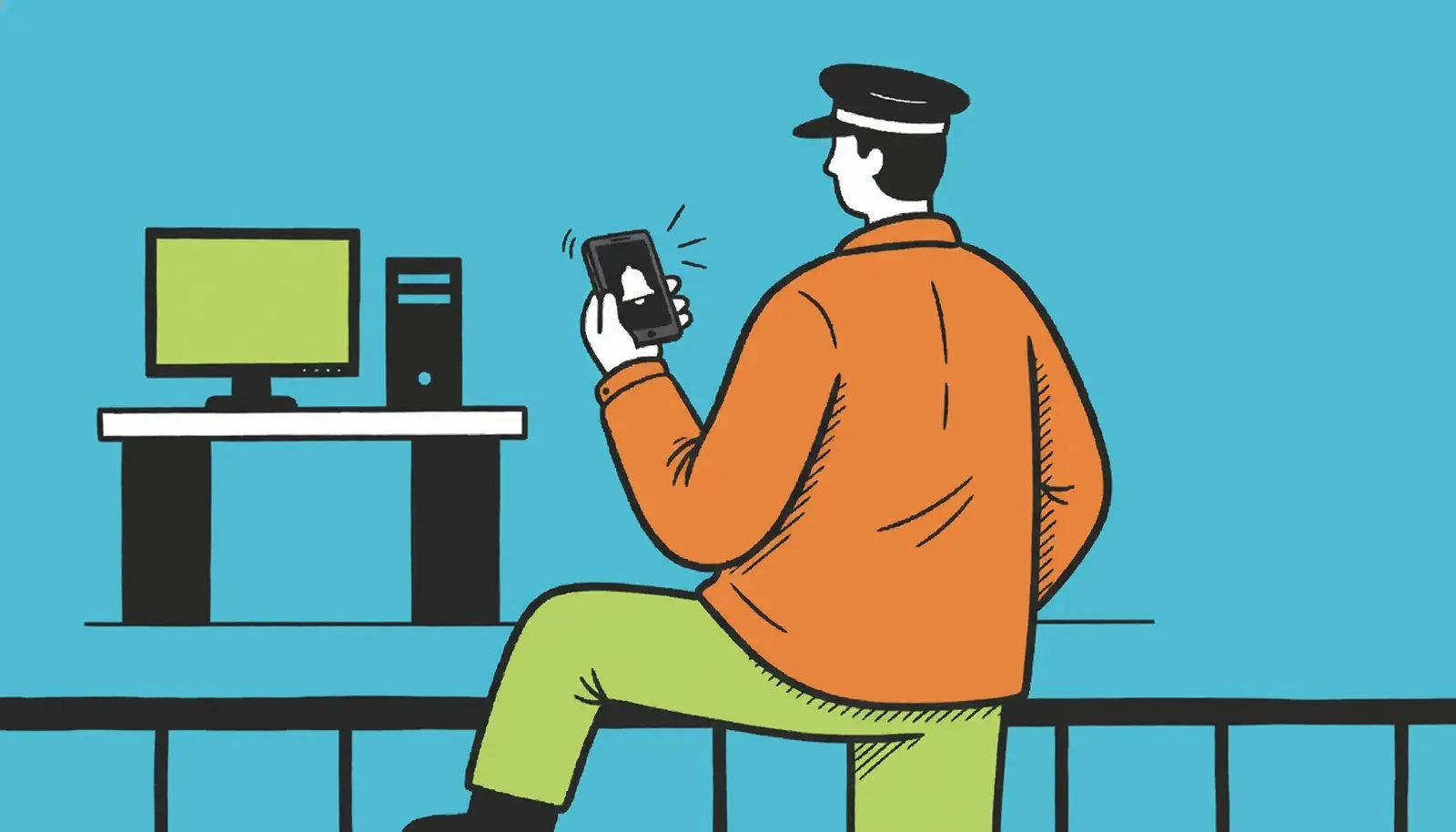 Une équipe réduite suffit à superviser le poste.