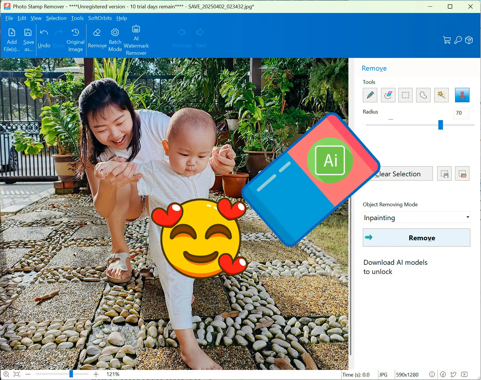 Photo Stamp Remover Capture d