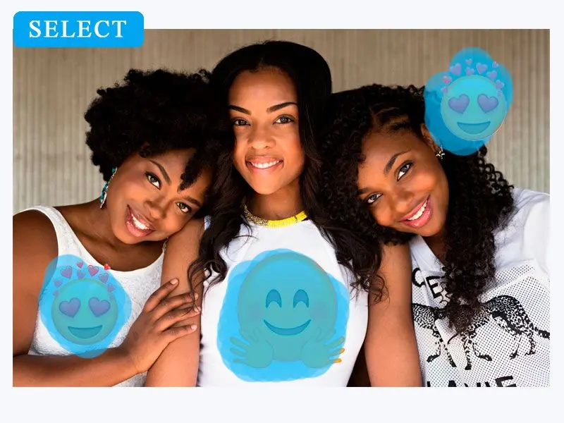 Sélectionnez les Emojis à Supprimer.