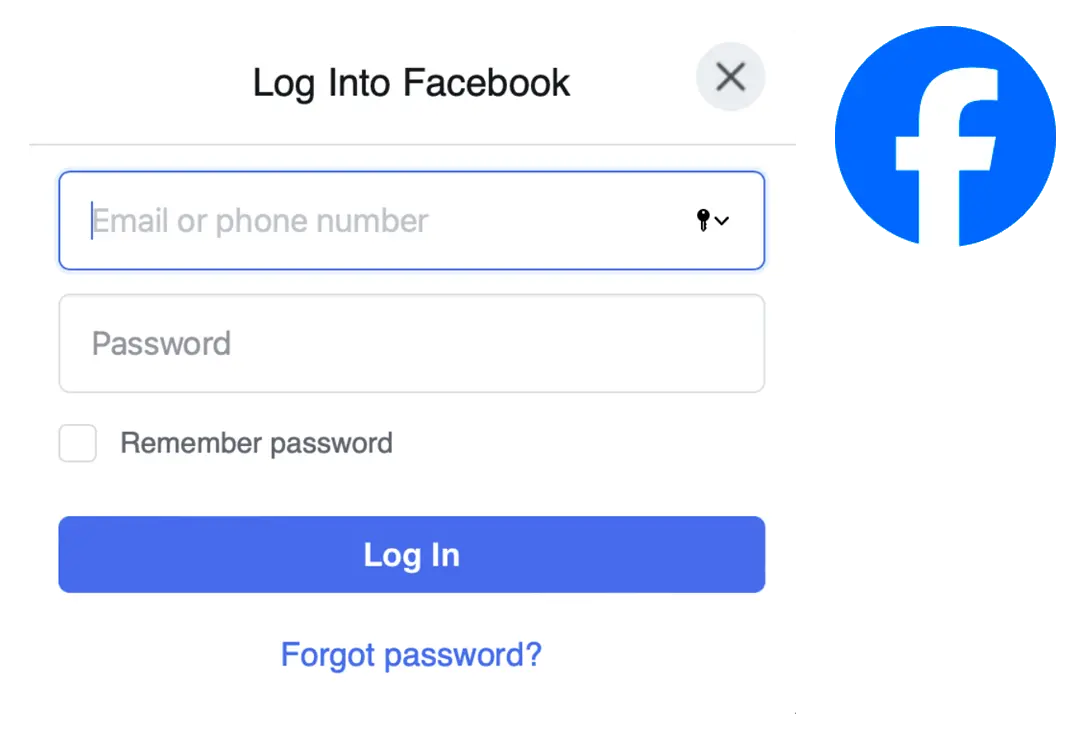 Connectez-vous à Facebook.