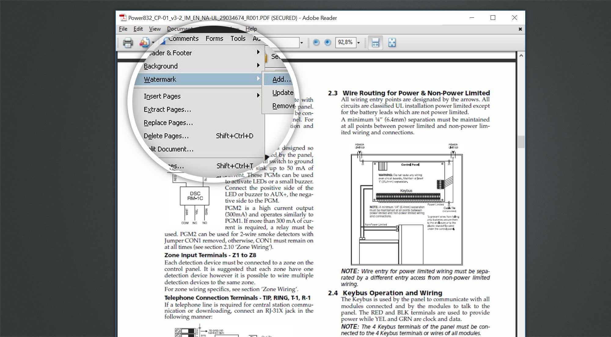 Supprimer le filigrane du PDF à l