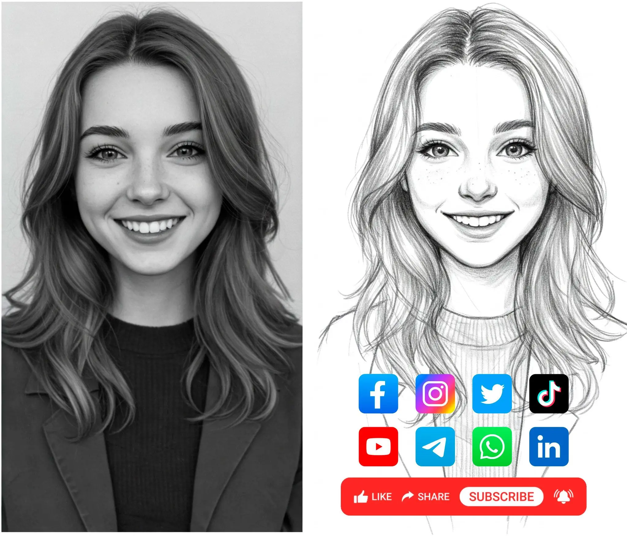 Où pouvez-vous utiliser des dessins au trait ?: Création de contenu pour les médias sociaux.