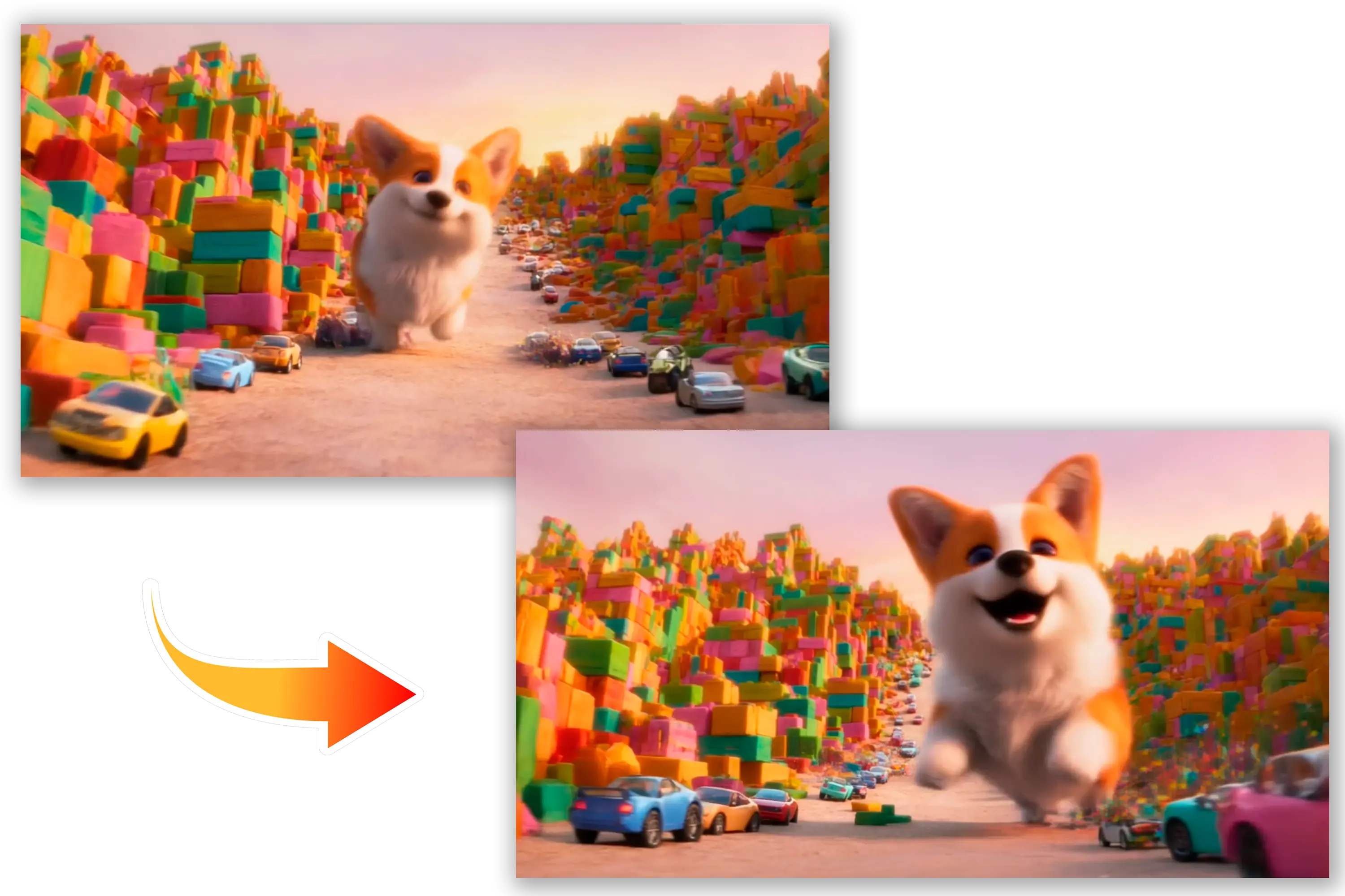 Générer des vidéos plus longues : Option Dernière image clé.