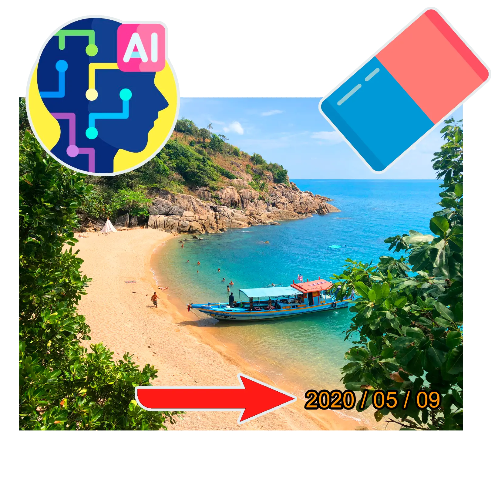 Détection puissante des filigranes par IA.