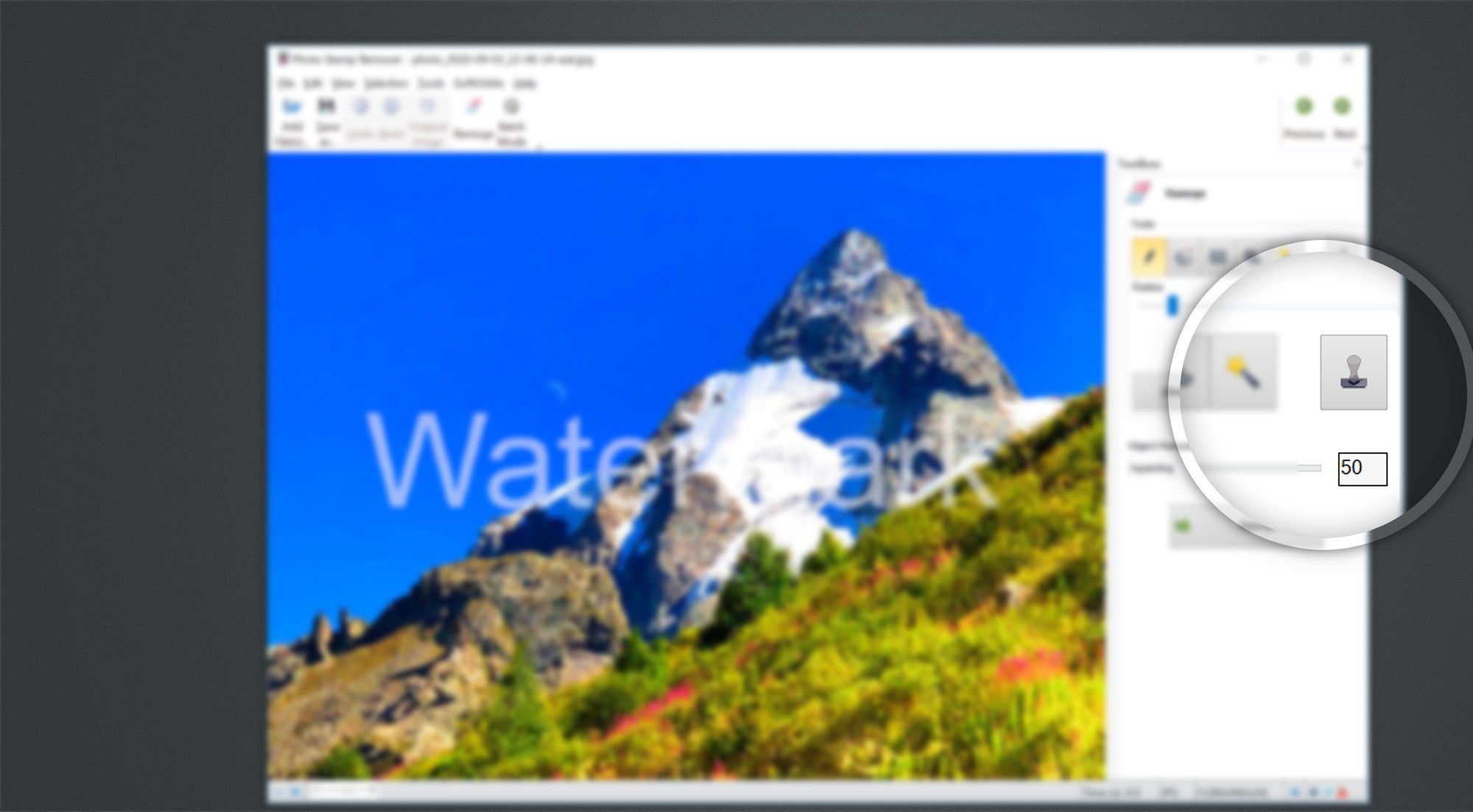 Supprimer le filigrane à l