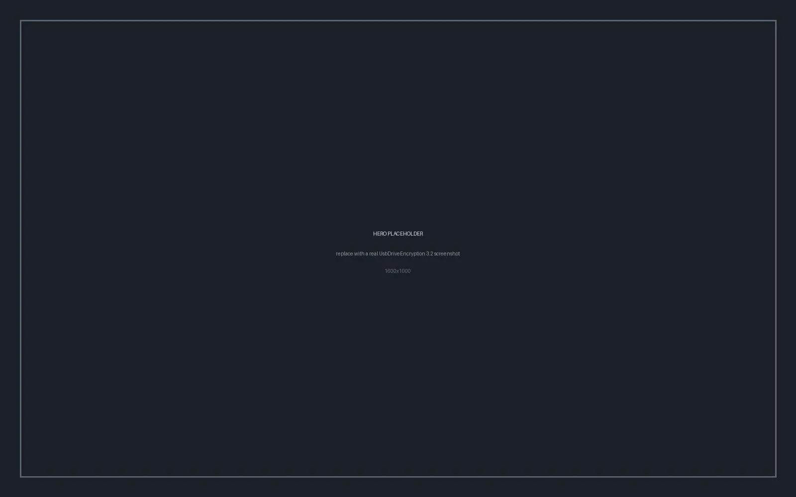 USB Drive Encryption Capture d