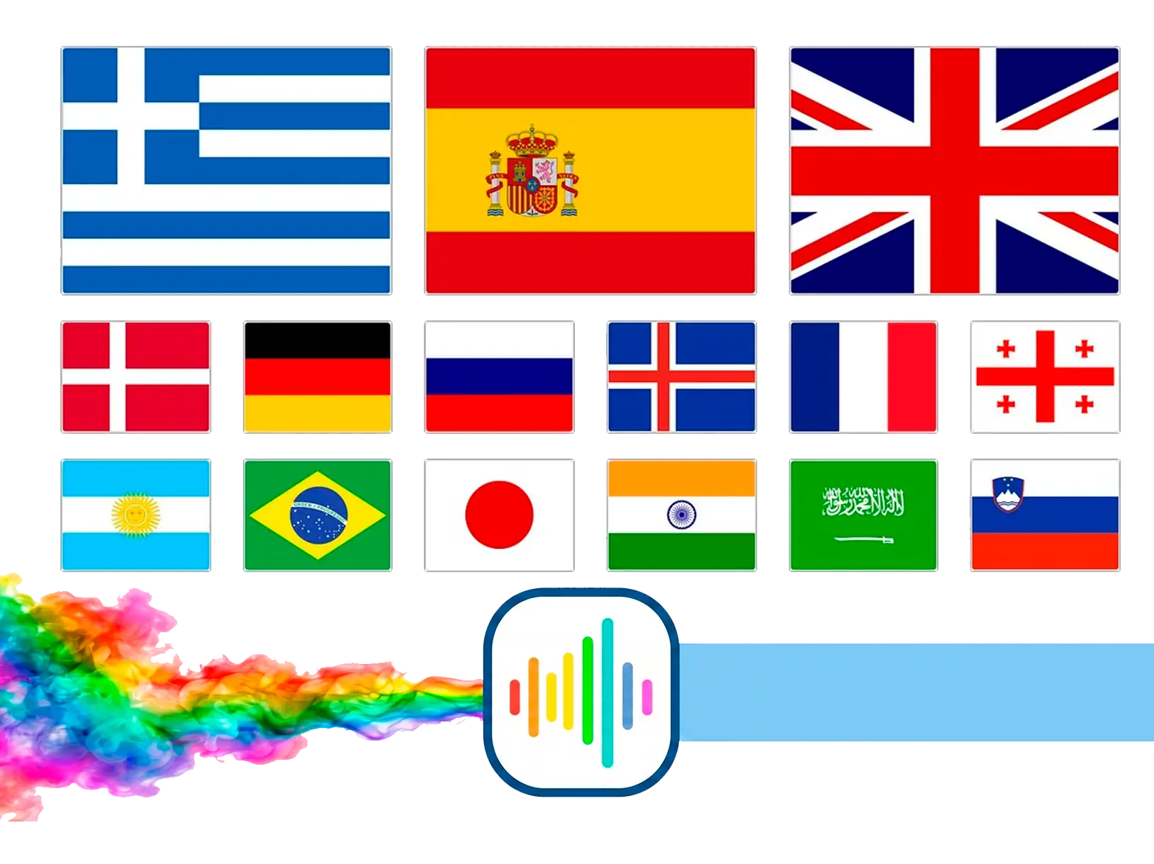 Toutes les langues populaires.