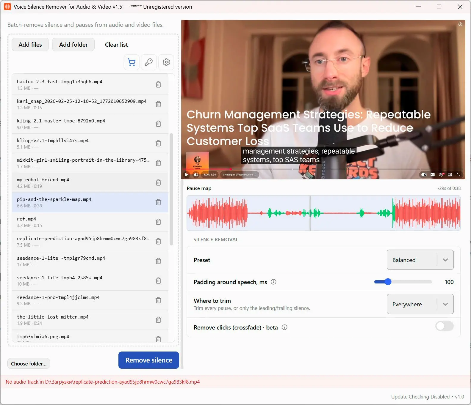 Voice Silence Remover Capture d
