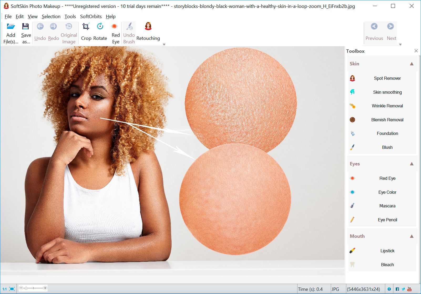 SoftSkin Photo Makeup Capture d